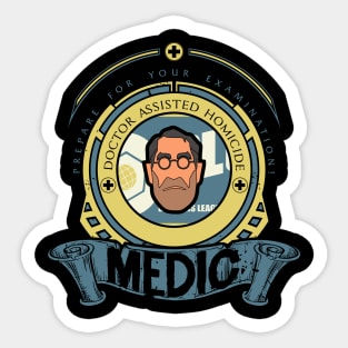 Medic - Blue Team Sticker